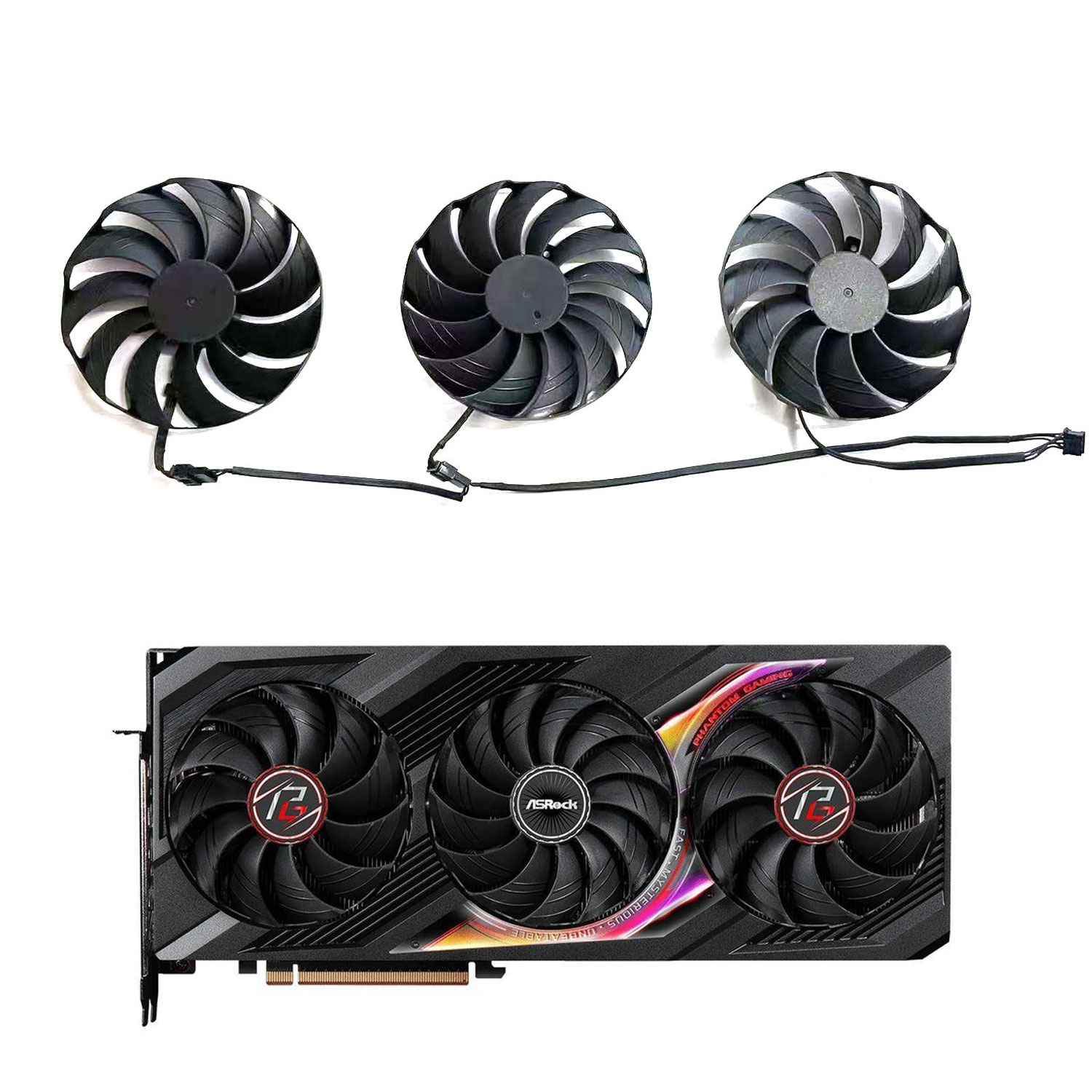 New Cooling Fan 4PIN 98MM CF10 - Rx 7800 Xt 16Gb recension och pris
