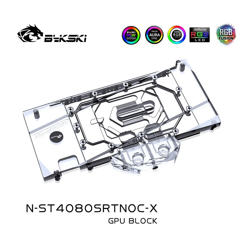 Bykski N-ST4080SRTNOC-X GPU Bl - Rtx 4080 Water Cooling Block recension och pris