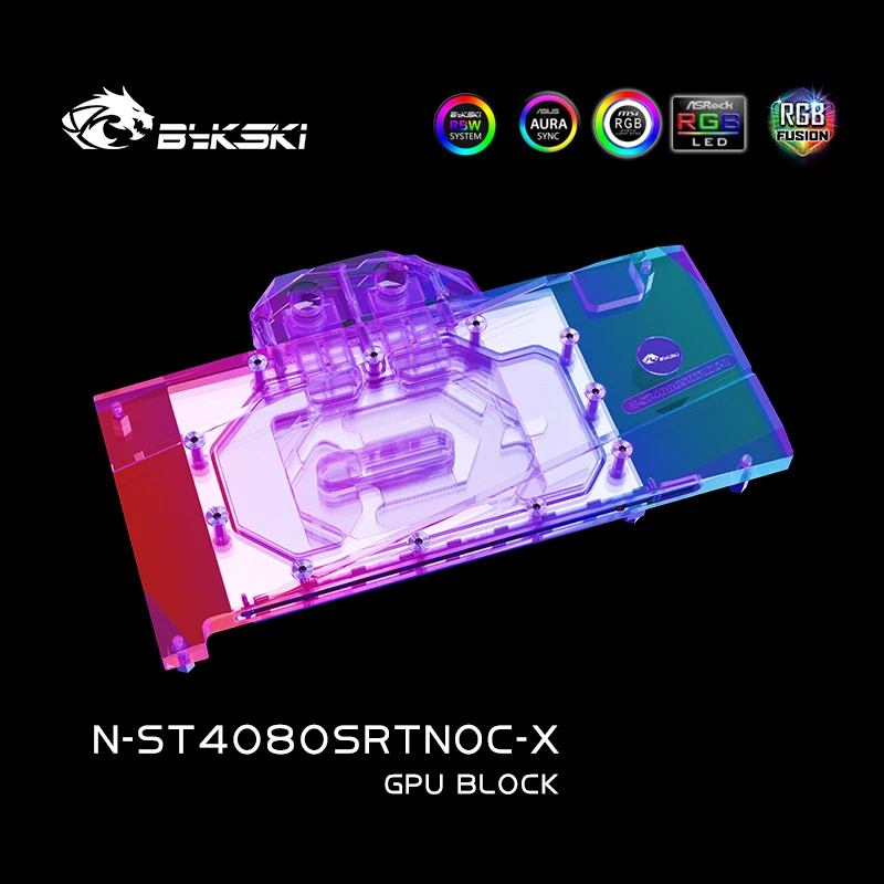 Bykski N-ST4080SRTNOC-X GPU Bl - Rtx 4080 Water Cooling Block recension och pris