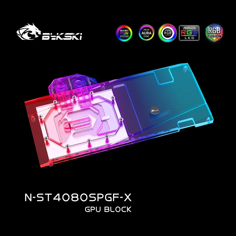 Bykski GPU Block for Zotac GeF - Rtx 4080 Super 16Gb recension och pris